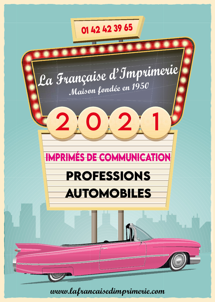 IMPRIMÉS DE COMMUNICATION PROFESSIONS AUTOMOBILES